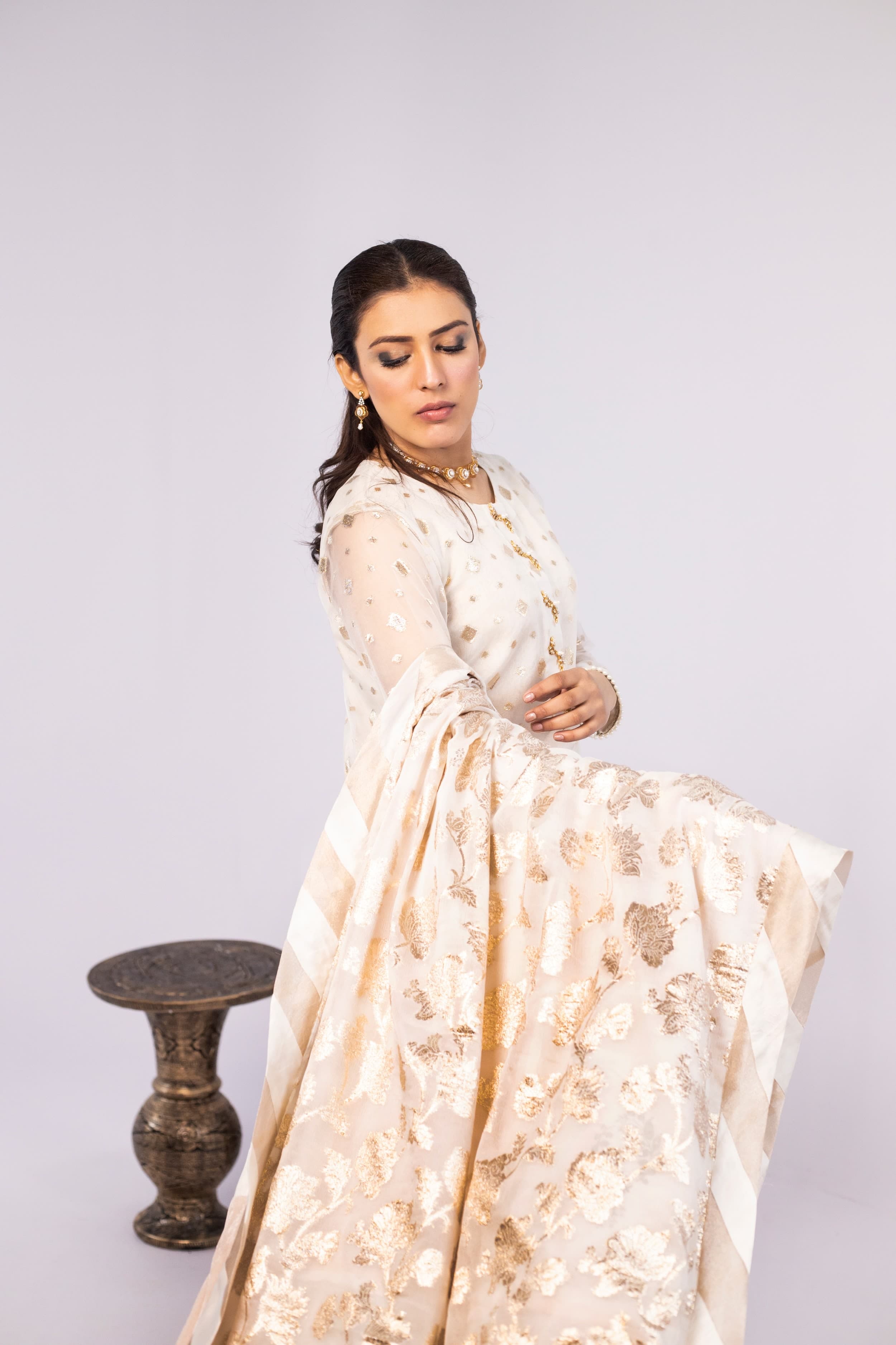 The Gilded Organza Suit